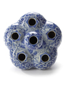 A CHINESE BLUE AND WHITE CROCUS VASE, 19TH CENTURY