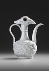 A CHINESE CARVED QINGBAI PHOENIX EWER, SONG DYNASTY (960-1279)