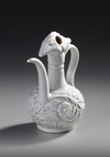 A CHINESE CARVED QINGBAI PHOENIX EWER, SONG DYNASTY (960-1279)