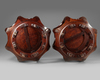 A PAIR OF CHINESE WOODEN  BARREL-FORM SEATS, 20TH CENTURY