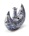A CHINESE BLUE AND WHITE PILGRIM'S FLASK FOR THE ISLAMIC MARKET