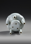 A CHINESE LOBED QINGBAI COVERED JAR, SONG DYNASTY (960-1279)