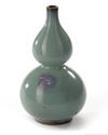 A CHINESE SPLASHED JUNYAO DOUBLE GOURD VASE, SONG DYNASTY ( 960-1279)