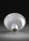 A CHINESE BLANC DE CHINE STEM BOWL, LATE MING DYNASTY (17TH CENTURY)