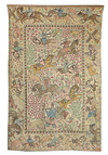 A PERSIAN EMBROIDERED BROCADE PANEL, PERSIA, 20TH CENTURY