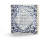 A CHINESE BLUE AND WHITE TILE FOR THE ISLAMIC MARKET, MING DYNASTY OR LATER