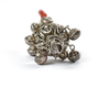 A SILVER PLATE RATTLE WITH CORAL, LATE 19TH CENTURY