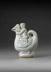 A CHINESE QINGBAI CHICKEN SHAPED EWER, NORTHERN SONG (960–1127)