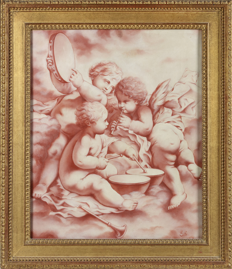 ROSAILLE DRAWING OF MUSIC MAKING PUTTI