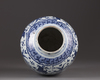 A Chinese blue and white pot