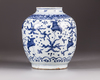 A Chinese blue and white pot