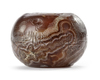 A CARVED AGATE INKWELL, PERSIA