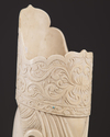 An Ivory carving of a Guanyin head