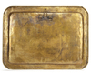 A LARGE MAMLUK REVIVAL SILVER AND COPPER INLAID BRASS TRAY DEPICTING THE MAHMAL PROCESSION TO MECCA, SYRIA, 19TH CENTURY