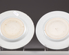 A pair of small Chinese blue and white plates