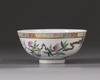 A Chinese famille rose 'peaches' bowl