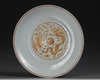 A CHINESE DRAGON AND PHOENIX DECORATED DISH, 19TH-20TH CENTURY
