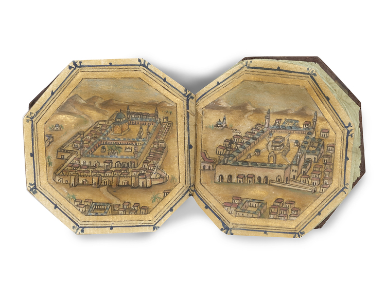 AN ILLUMINATED MINIATURE OCTAGONAL QURAN WRITTEN BY MUHAMMED AL-KHALAWI, TURKEY DATED 1213 AH/1798 AD