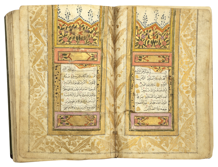 AN ILLUMINATED OTTOMAN QURAN, TURKEY, BY MUHAMMAD IBN ALI AL-BOLUI, DATED 1136 AH/1723 AD