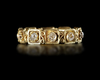 A LATE ROMAN RING WITH DIAMONDS, 4TH-5TH CENTURY AD