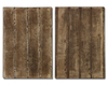 TWO LARGE CHINESE ENAMELED 'SNOWSCENE' PLAQUES, 20TH CENTURY