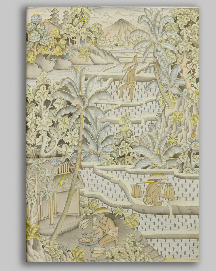 AN INDONESIAN PAINTING BY DEWA POETOE BEDIL, 1948