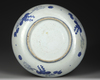 A CHINESE BLUE AND WHITE CHARGER,  JIAJING PERIOD  (1522 - 1566)
