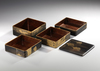 A JAPANESE FOUR-TIER LACQUER BOX ( JUBBAKO), EDO PERIOD 18TH-19TH CENTURY