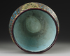 A FRENCH BORDEAUX ENAMELLED BOWL, 19TH CENTURY