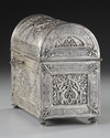 A HISPANO-MORESQUE-STYLE ELECTROTYPE BOX, 19TH CENTURY