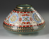 A MAMLUK-STYLE ENAMELED GLASS VASE BY PHILIPPE-JOSEPH BROCARD, DATED 1871