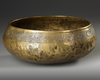 A MAMLUK SILVER INLAID BRASS BOWL, EGYPT OR SYRIA,  EARLY 14TH CENTURY