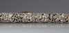 A CHINESE BONE AND SILVER PLATED CARVED OPIUM PIPE , 20TH CENTURY