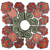 A CHINESE YUN JIAN EMBROIDERED SILK CLOUD COLLAR, 19TH CENTURY