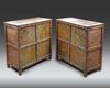 A PAIR OF TIBETAN CABINETS, 19TH CENTURY