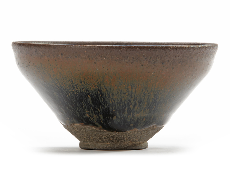 A CHINESE JIANYAO 'HARE'S FUR' TEA BOWL, SOUTHERN SONG DYNASTY, 12TH-13TH CENTURY
