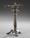 A BRONZE LAMP WITH CANDELABRA, EARLY BYZANTINE, 5TH-6TH CENTURY AD