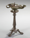 A BRONZE LAMP WITH CANDELABRA, EARLY BYZANTINE, 5TH-6TH CENTURY AD