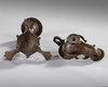 A BRONZE LAMP WITH CANDELABRA, EARLY BYZANTINE, 5TH-6TH CENTURY AD