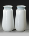A PAIR OF OPALINE VASES, FRANCE, 19TH CENTURY