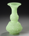 A FRENCH OPALINE BACCARAT VASE, CIRCA 1880