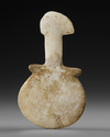 A SCHEMATIC MARBLE IDOL OF THE KUSURA BEYCESULTAN TYPE, 2400-2300 BC