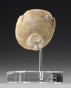 A HEAD OF A MARBLE IDOL, KILIYA TYPE, WESTERN ASIATIC, CIRCA 2700-2400/2300 BC