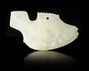A CHINESE CARVED JADE FISH PENDANT, QING DYNASTY (1644–1911)