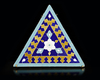 A TIMURID STYLE POTTERY TILE, 20TH CENTURY