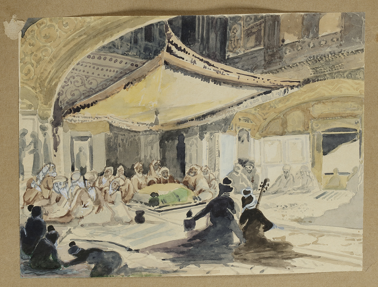 VIEWS OF THE GOLDEN TEMPLE AT AMRITSAR EUROPEAN SCHOOL, 19TH CENTURY