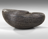 A QAJAR COCO-DE-MER BEGGAR'S BOWL (KASHKUL)