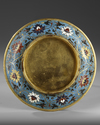 A CHINESE CLOISONNE ENAMEL DISH, QING DYNASTY (1644–1911)