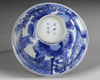 A JAPANESE BLUE AND WHITE BOWL, 19TH CENTURY