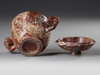 A CHINESE SOAPSTONE CARVED BOWL AND COVER, 19TH CENTURY